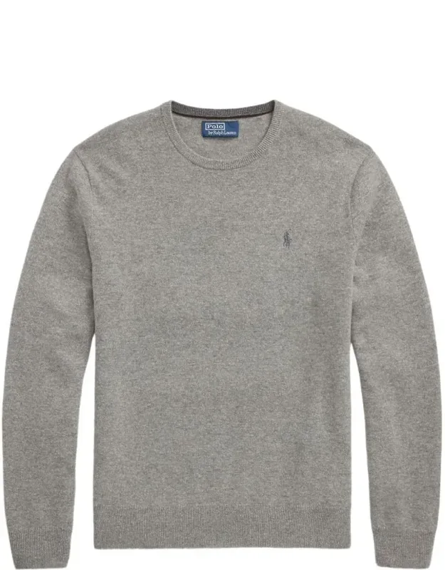 Sweater With Ribbed Cuffs And Hem