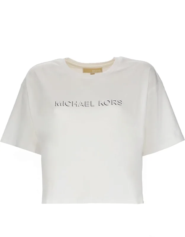 T-shirt With Logo Cropped Fit