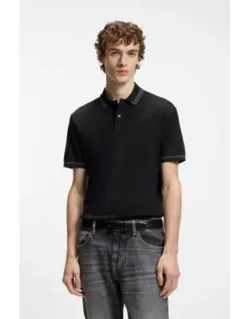Contrast-tipping Slim-fit Polo Shirt In Mercerised Cotton