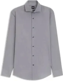 Easy-iron Slim-fit Shirt In Stretch Cotton