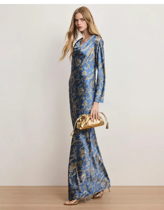 Ember Silk-blend Maxi Dress