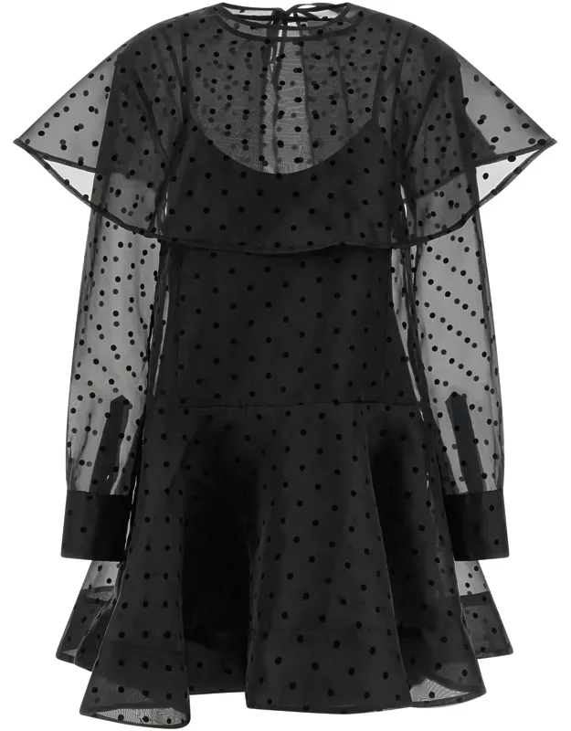 Organza Circle Collar Dress