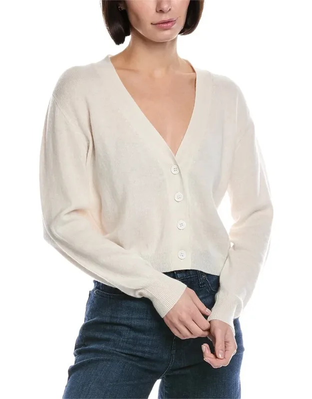 Boxy Wool & Cashmere-blend Cardigan