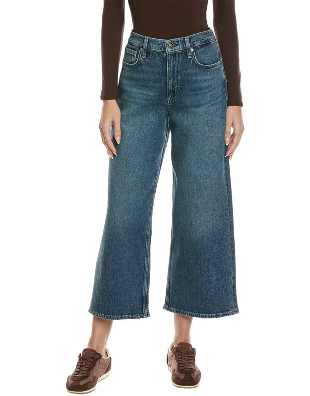 Andi High-rise Ankle Adeline Wide Leg Jeans