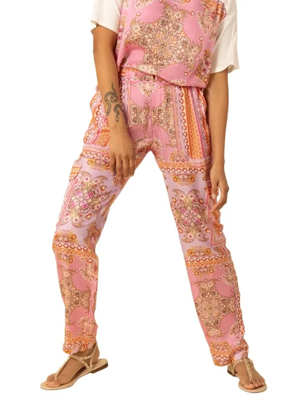 Silk-blend Pants