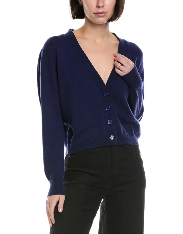 Boxy Wool & Cashmere-blend Cardigan