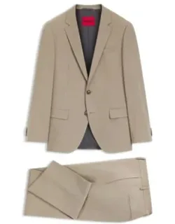 Two-piece Slim-fit Suit In Stretch Cloth