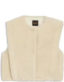 Gilets In Plush Teddy