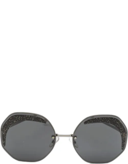 Rimless Round Sunglasses