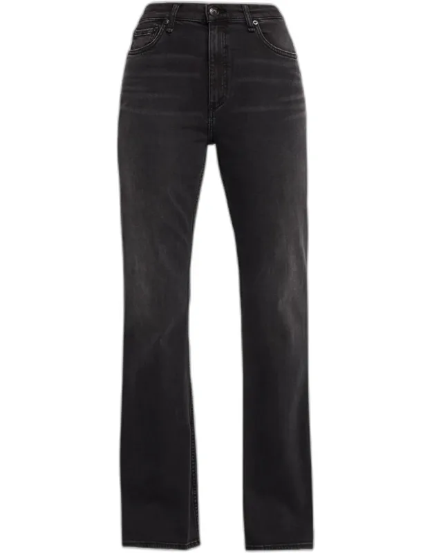 Flexi Mid-rise Flare Jeans