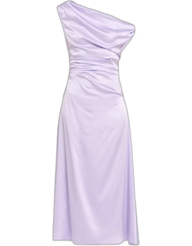 Silk Midi Dress