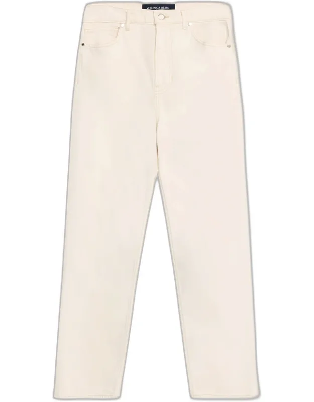 Mid-rise Straight Jeans