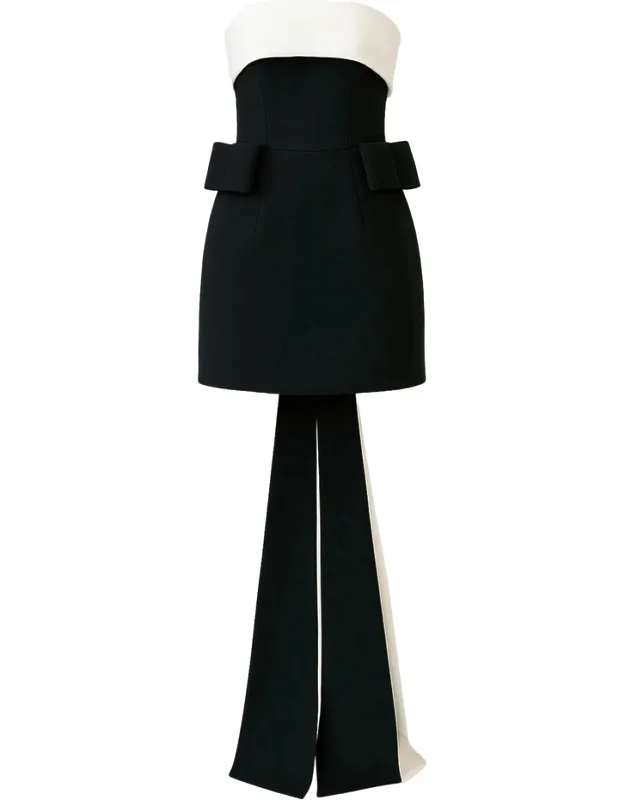 Lalani Bow-detail Mini Dress