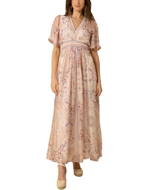 Silk-blend Maxi Dress
