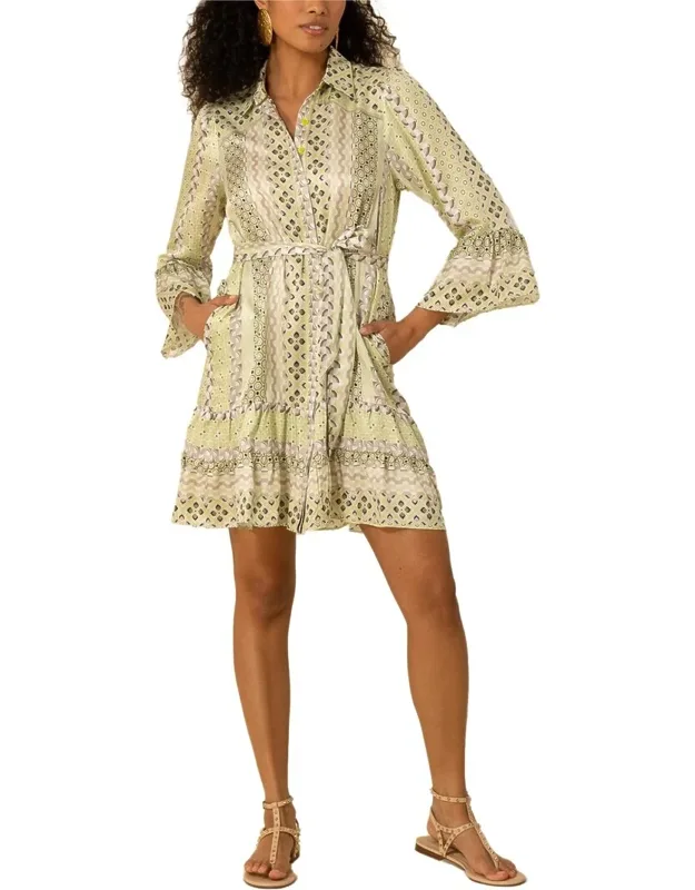 Silk-blend Mini Dress