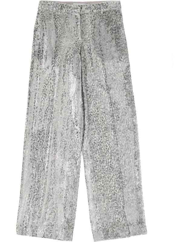 Pants In "fil Coupé"
