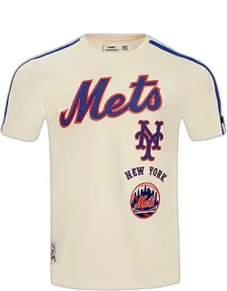 New York Mets Mlb Retro Classic Striped T-shirt