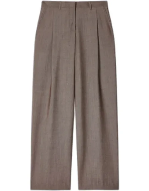 Mohair-blend Wide-leg Trousers