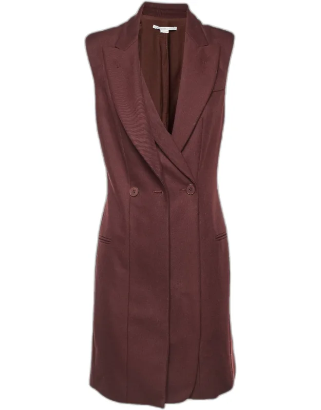 Wool Double Breasted Coat Dress