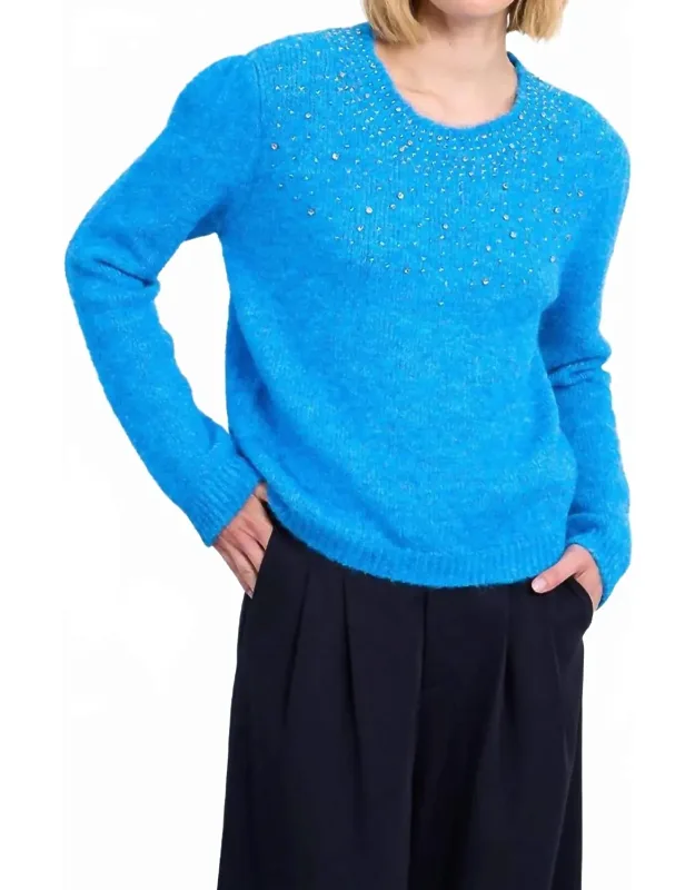 Sequin Embellished Knit Sweater