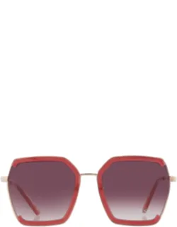 Bordeaux Gradient Butterfly Sunglasses