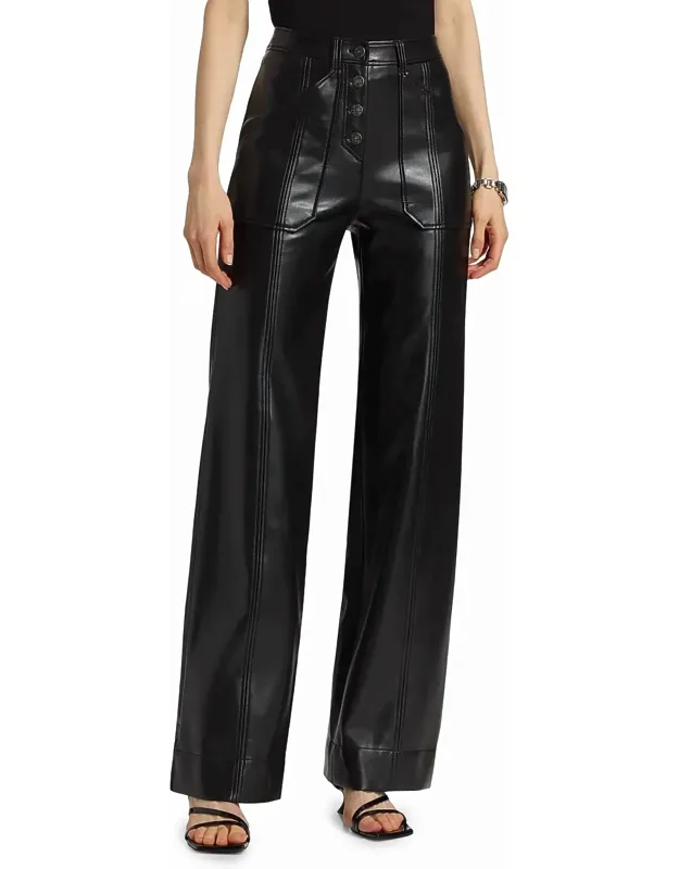 Faux Leather Pants