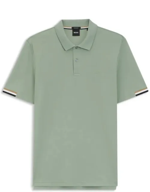 Rubberised-logo Polo Shirt