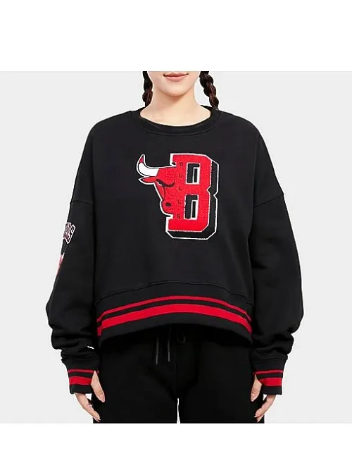 Chicago Bulls Nba Mashup Rib Crewneck Sweatshirt
