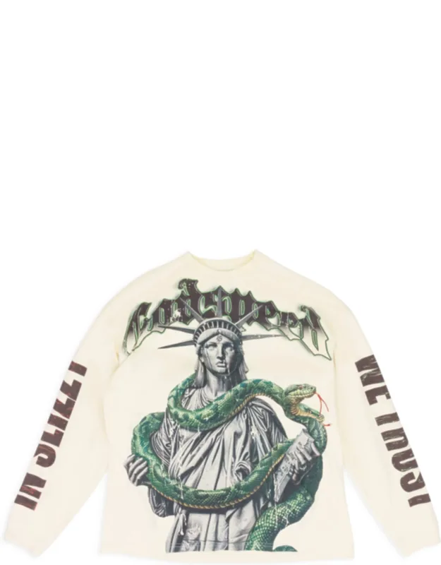 Bone White Long Sleeve T-shirt