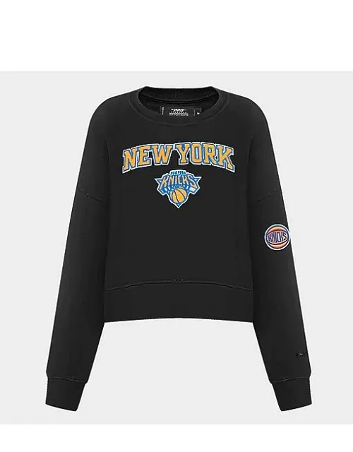 New York Knicks Nba Classic Fleece Crewneck Sweatshirt