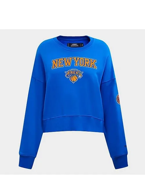 New York Knicks Nba Classic Fleece Crewneck Sweatshirt