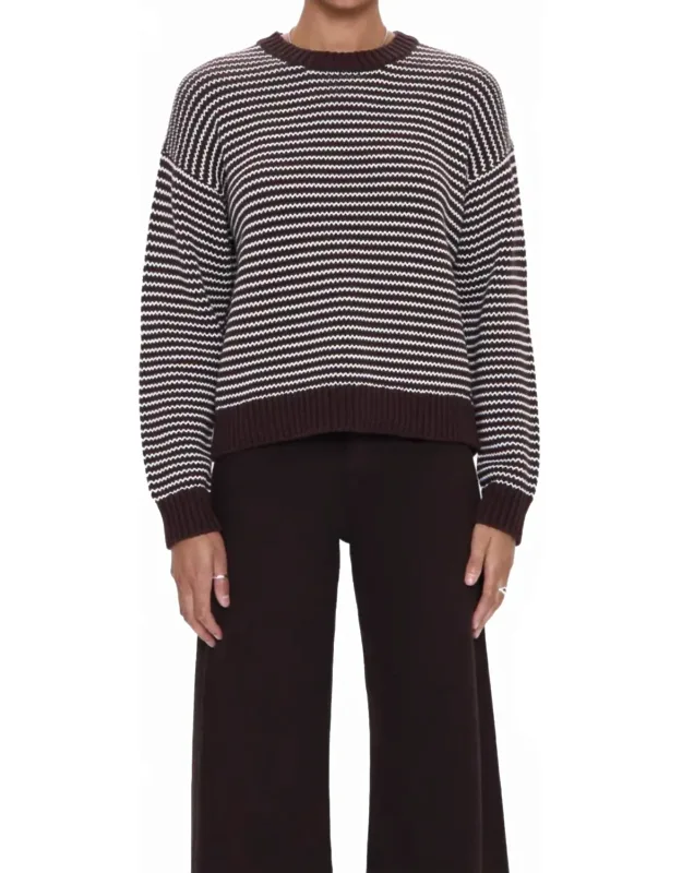 Aura Relaxed Crew Neck Sweater