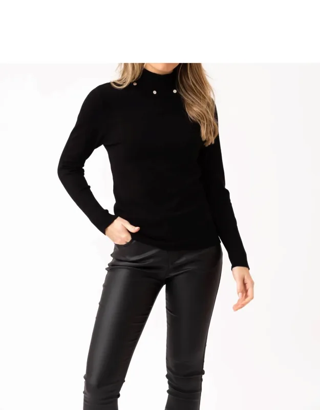 Ribbed Turtleneck Sweater