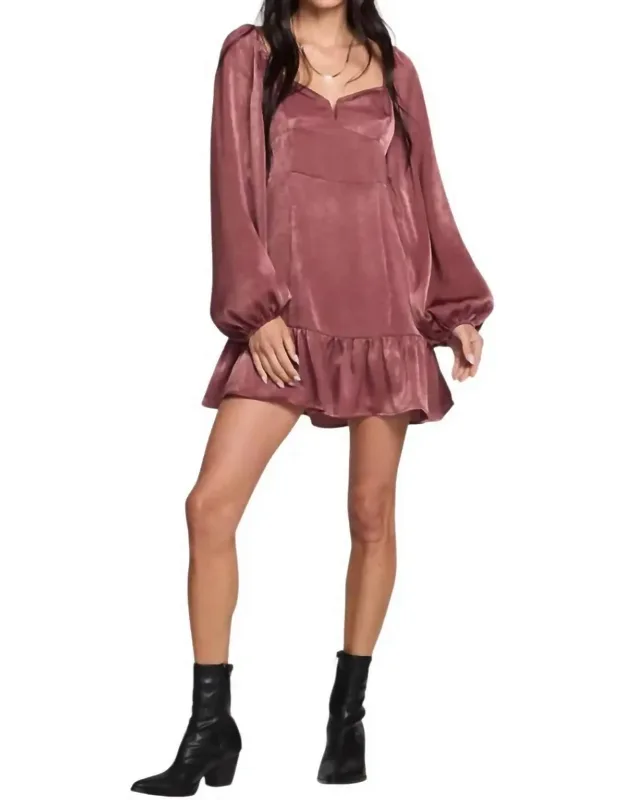 Satin Mini Dress