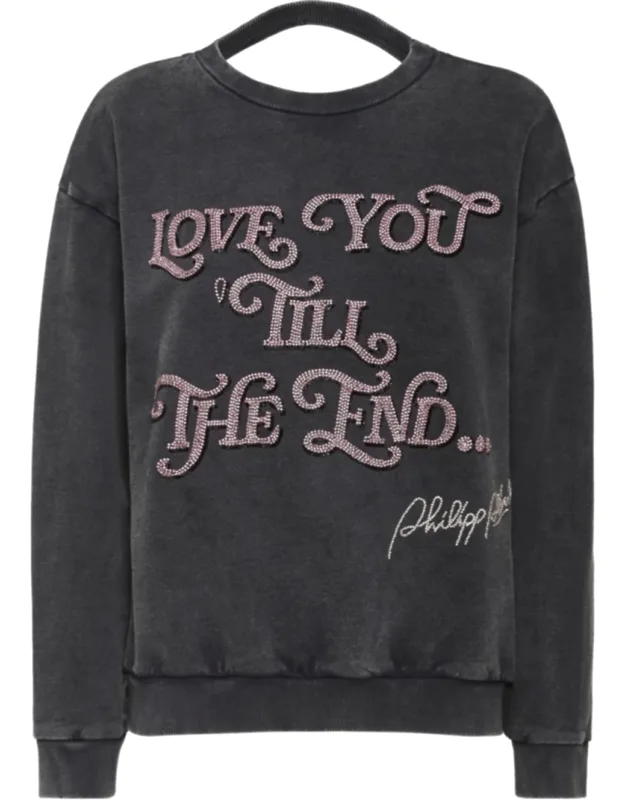 Open Back Roundneck Sweatshirt