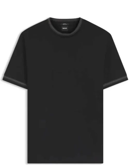 Contrast-tipping Slim-fit T-shirt