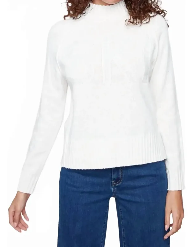 Alpine Ski Mock Neck Sweater