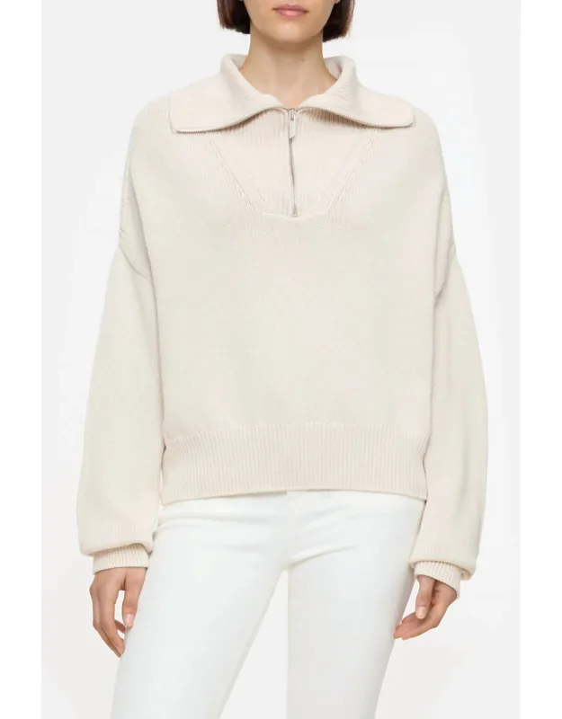 Cropped Troyer Sweater