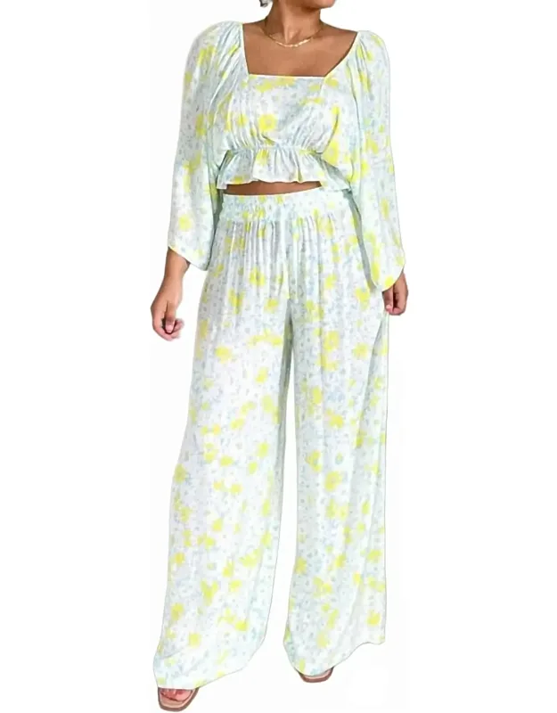 Daisy Floral Pants