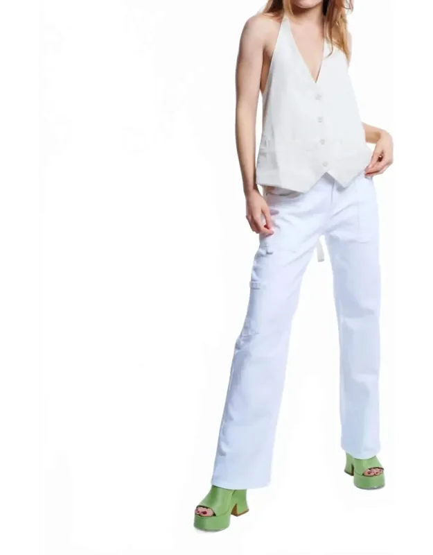 High Rise Cargo Pants