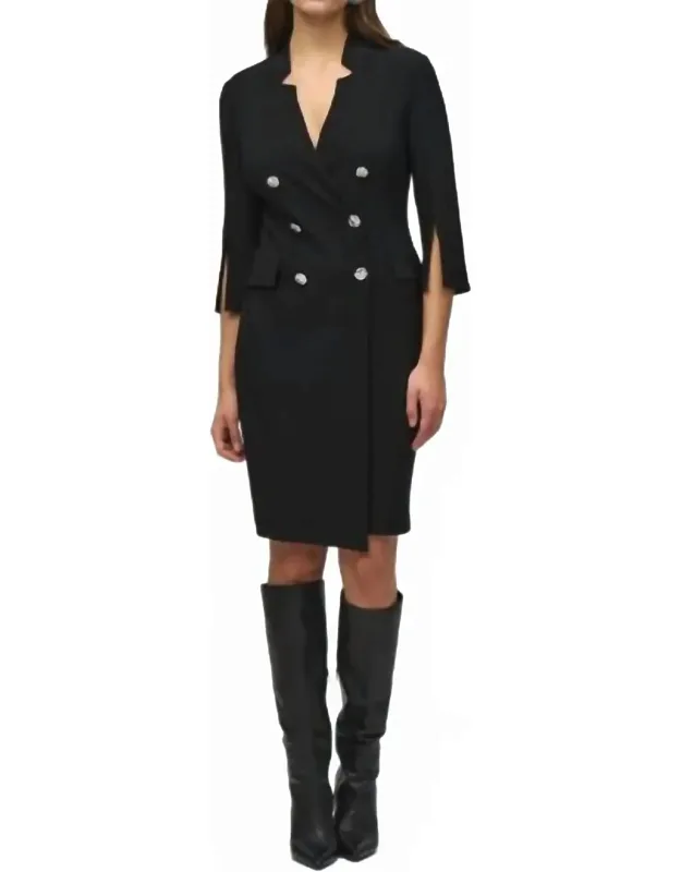 Silky Blazer Dress