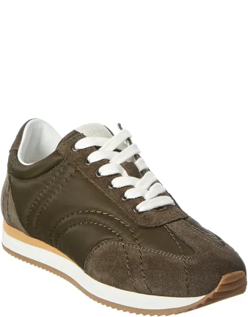 Nylon & Suede Sneakers