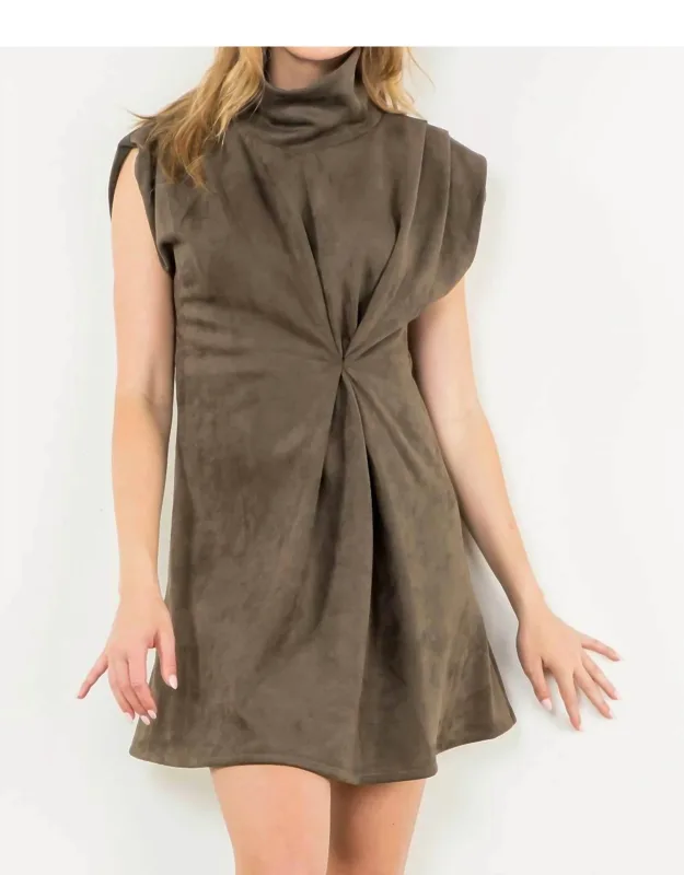 Suede Dress
