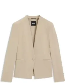 Regular-fit Blazer In Stretch Jersey
