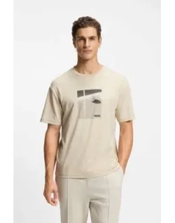 Tennis Artwork T-shirt In Pima Cotton