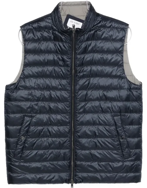 Zip-fastening Quilted Gilet