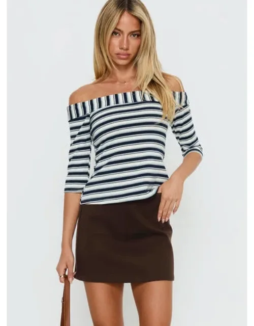 Dinnie Faux Suede Mini Skirt