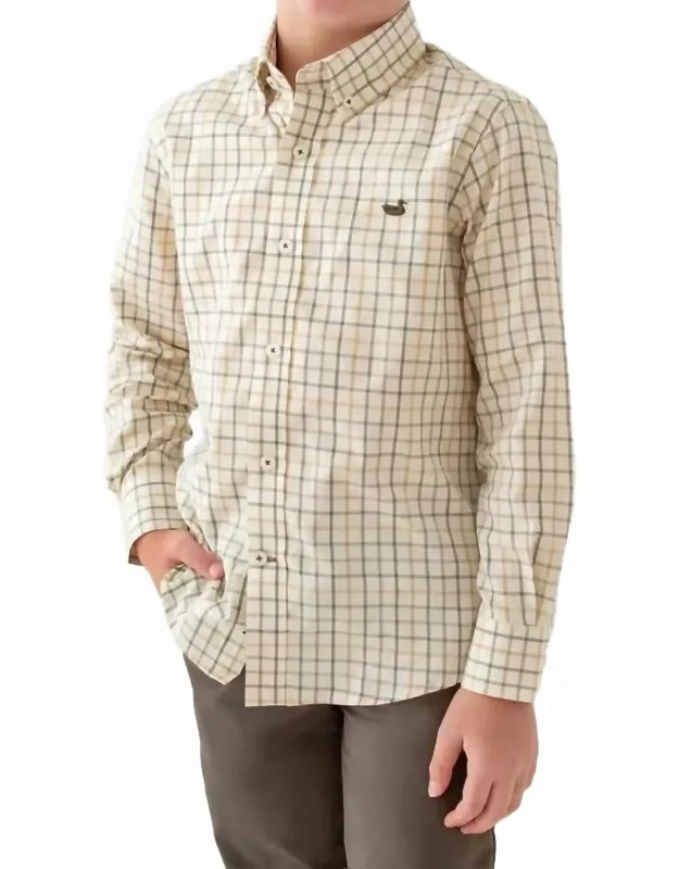 Chateau Windowpane Dress Shirt