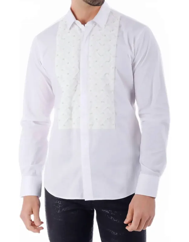 Weave Depiction Long Sleeve Shirt