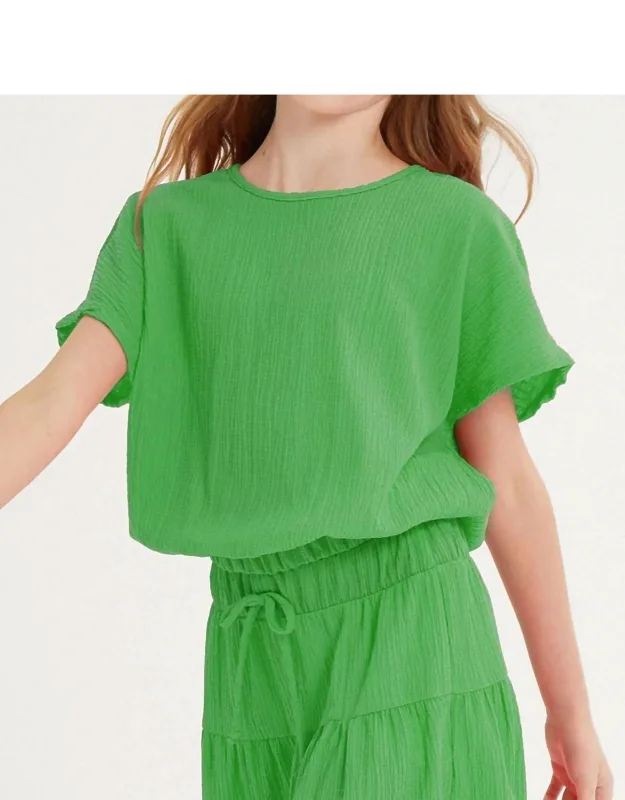 Elastic Waist Top